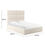 Thumbnail: Cream Boucle E king Bed Frame 