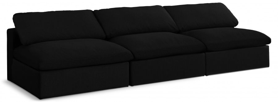 Thumbnail: Black Fabric Sofa 