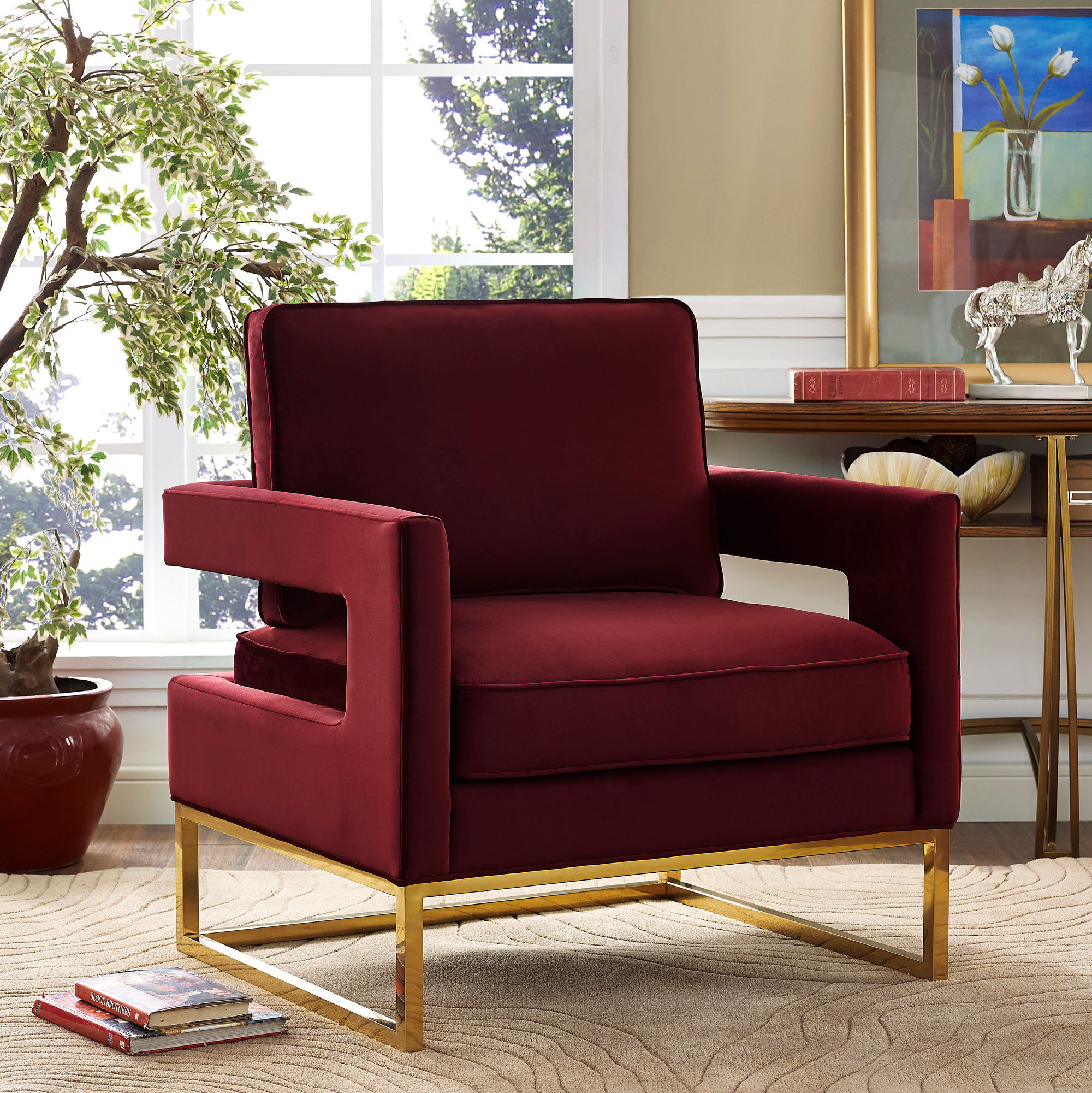 Ivory Accent Chair