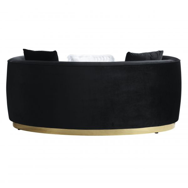 Thumbnail: Black Loveseat 