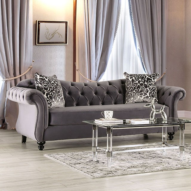 Gray Performance Sofa And Loveseat Living Set