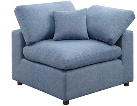 Thumbnail: 4 Pcs BLUE POLYESTER MODULAR