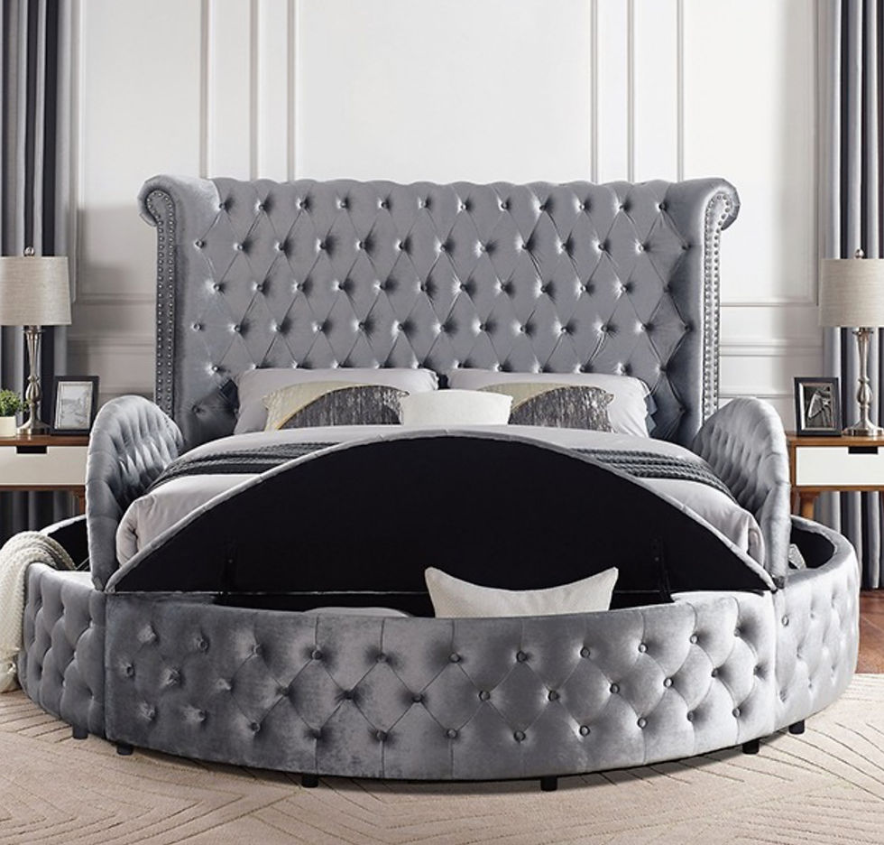 Thumbnail: Queen Round Bed Frame 