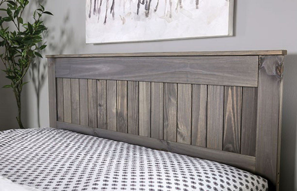Thumbnail: Queen Gray Bed Frame 