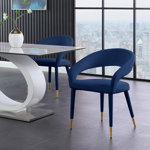 Navy Blue Dining Chair | Millennial Furniture