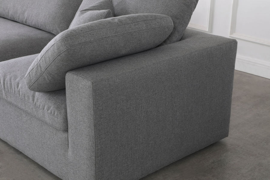Thumbnail: Gray Fabric Sofa 