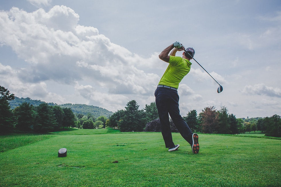 Golf swing weight transfer
