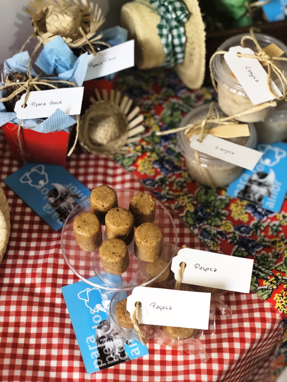 Arranged Food and Objects
