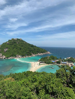Plage et eau turquoise Koh Tao en Thailande