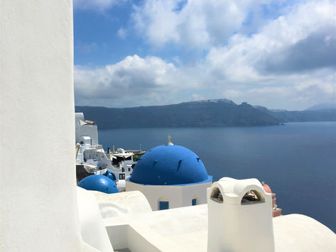 Santorin : Une véritable carte postale
