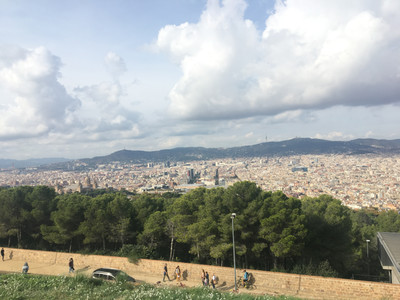 Le chateau de Montjuic Barcelone 