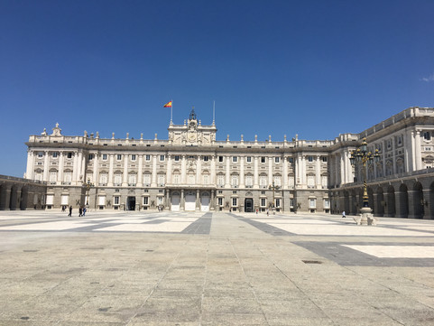 Le palais royal de Madrid
