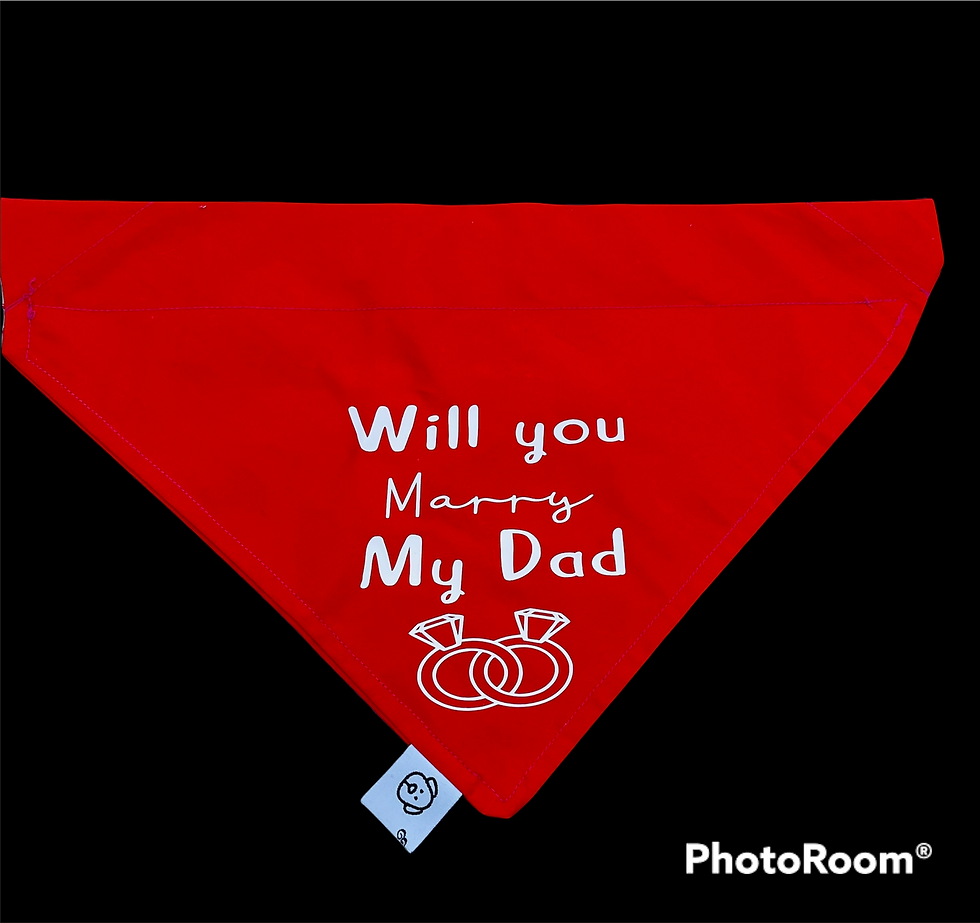 Thumbnail: Will you marry my dad bandana 