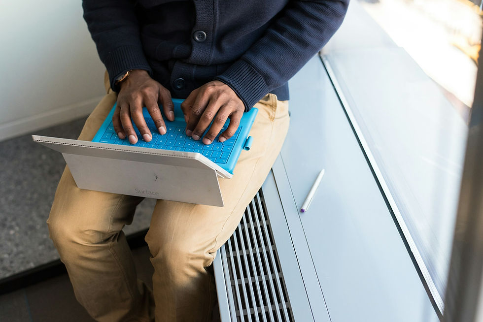 Man on laptop