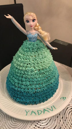 Elsa/Doll Cake