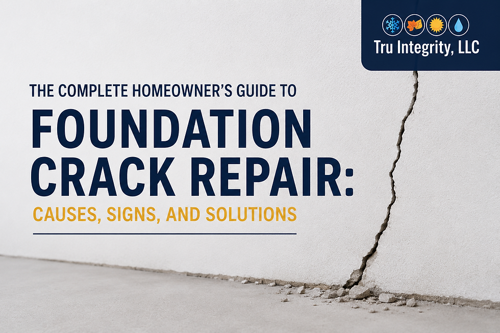 The Complete Homeowner’s Guide to Foundation Crack Repair: Causes, Signs, and Solutions