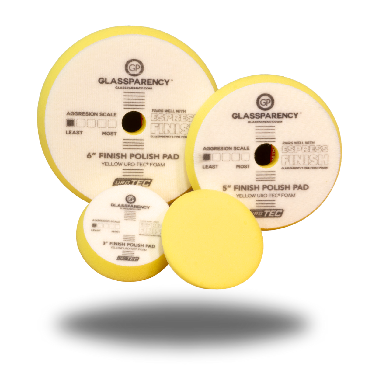 Yellow UroTec Polish/Finish Foam Pad