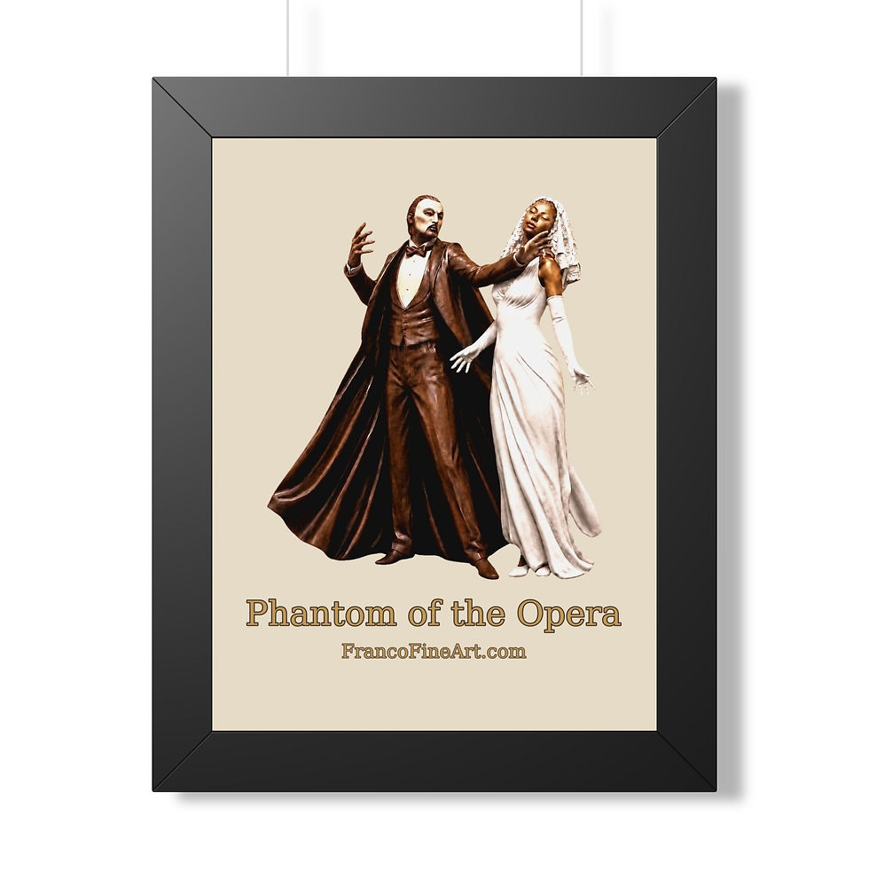 Thumbnail: Phantom of The Opera — Framed Sculpture Print