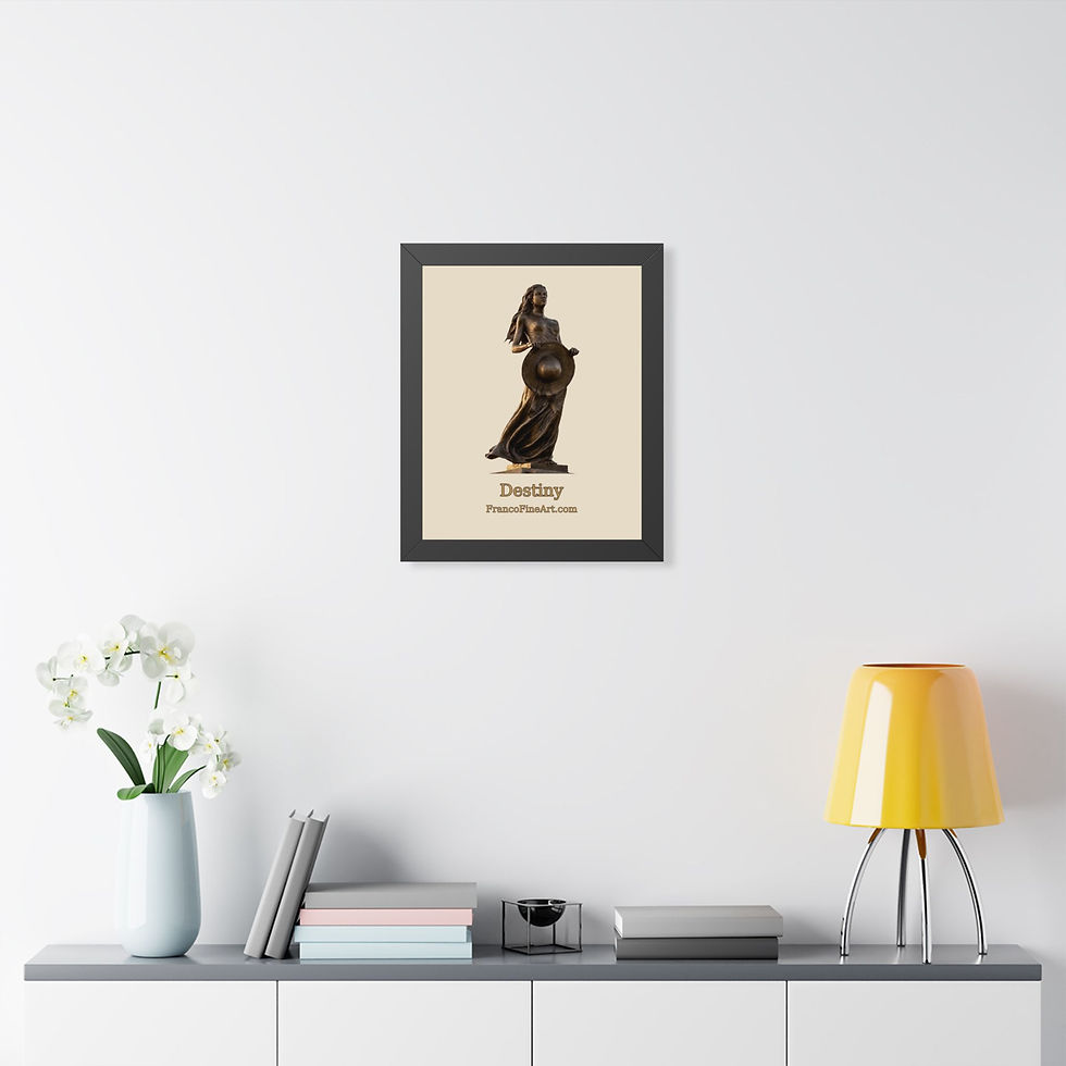 Thumbnail: Destiny — Framed Sculpture Print
