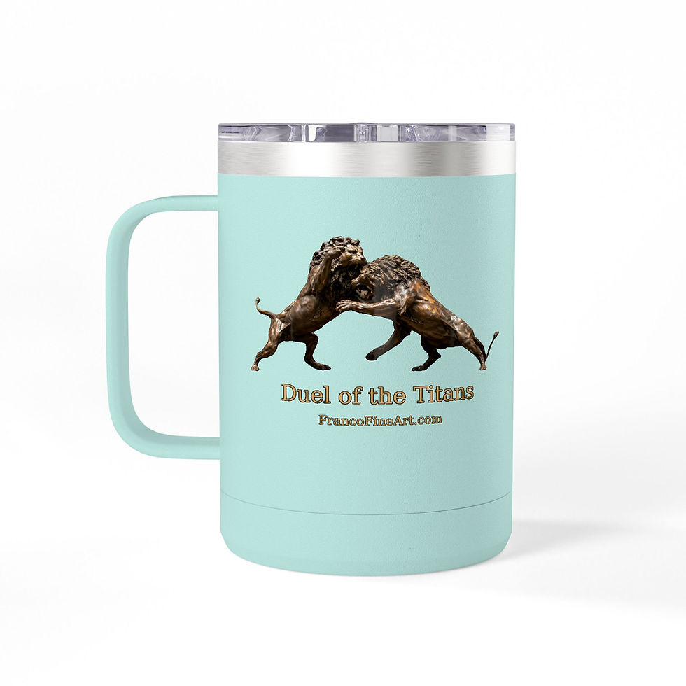 Thumbnail: Duel of The Titans 15oz Coffee Tumbler Mug