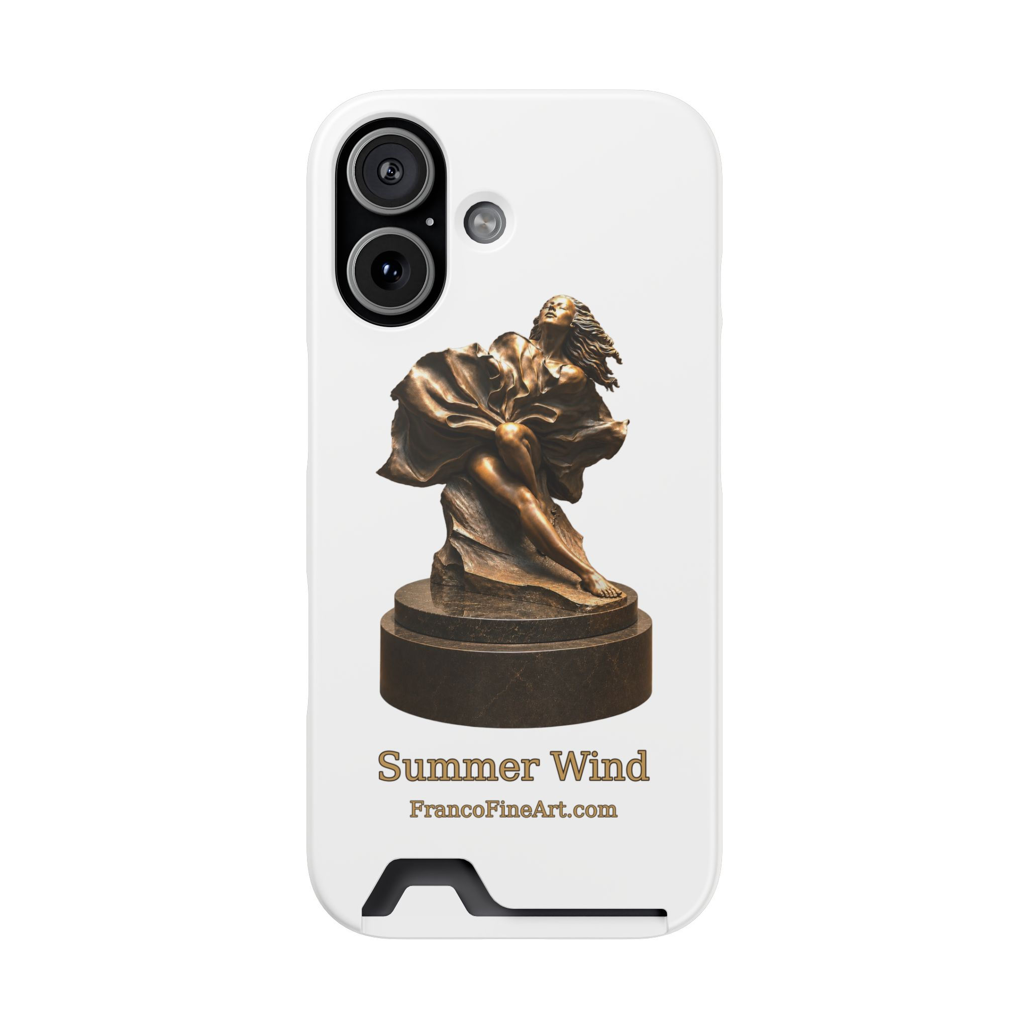 Summer Wind Phone Case with Card Holder & Magsafe compatibility