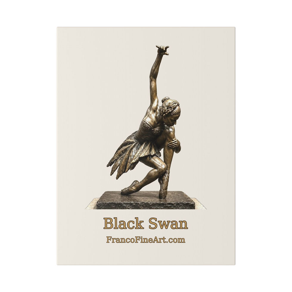 Thumbnail: Black Swan Canvas Art