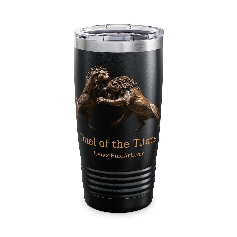 Thumbnail: Duel of The Titans 20oz Ringneck Tumbler – Insulated Travel Cup