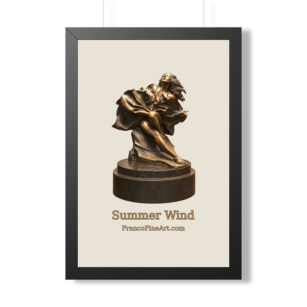 Thumbnail: Summer Wind — Framed Sculpture Print