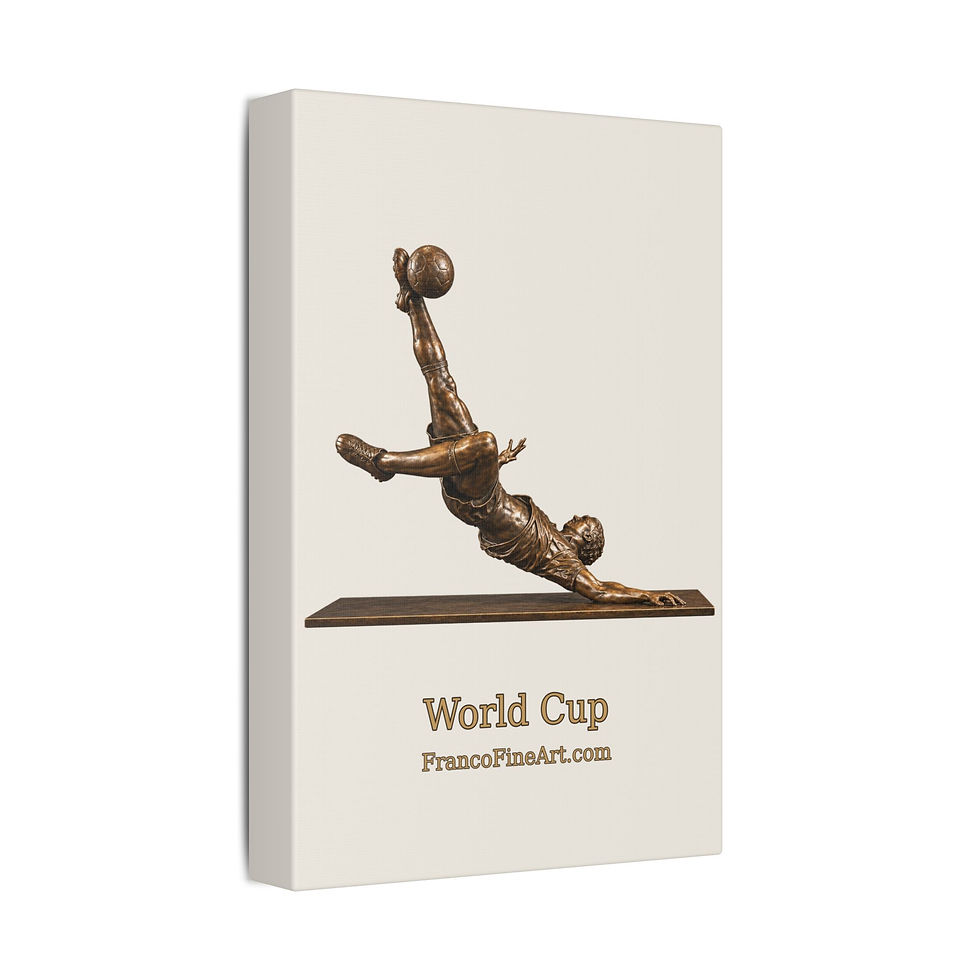 Thumbnail: World Cup Soccer Canvas Art