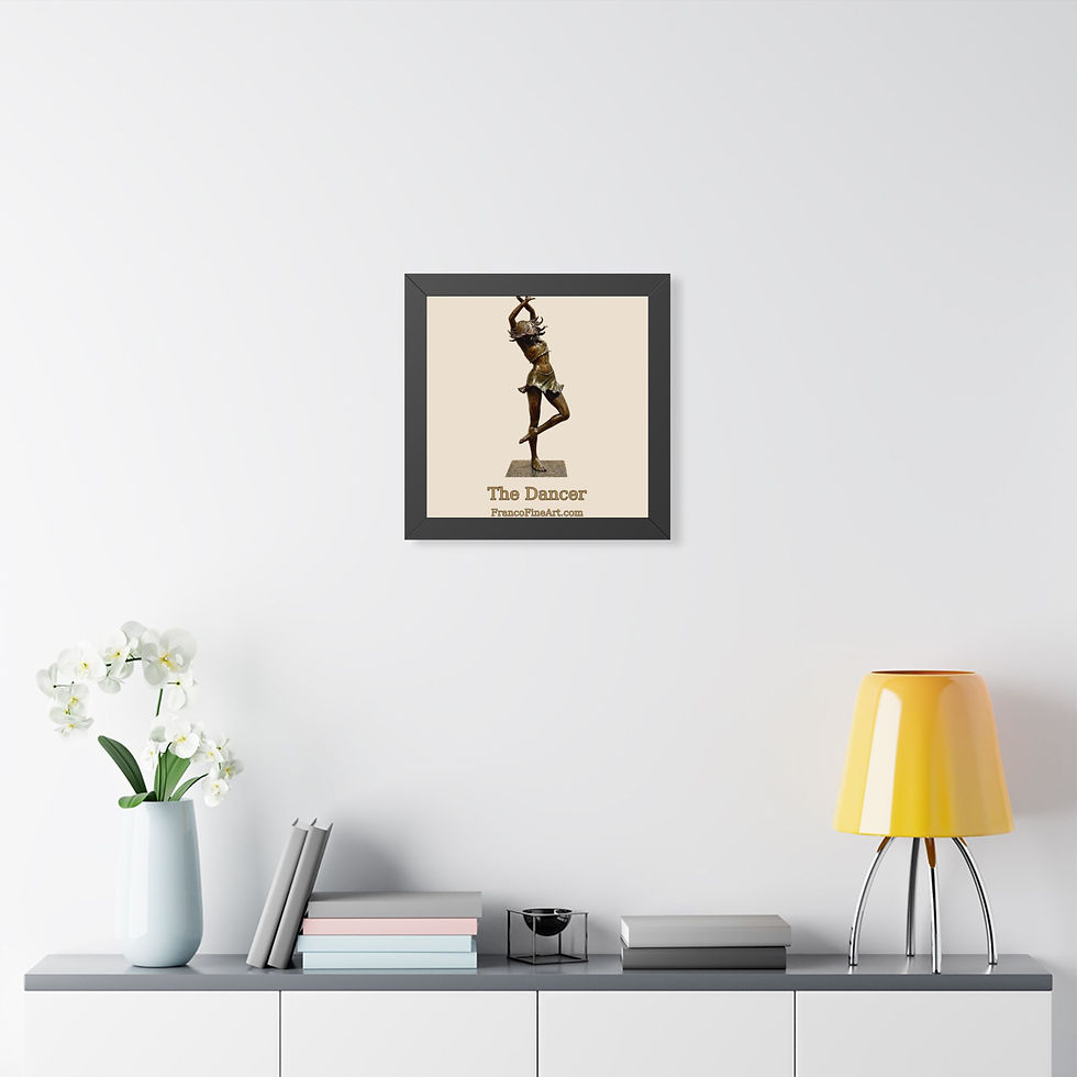 Thumbnail: The Dancer — Framed Sculpture Print