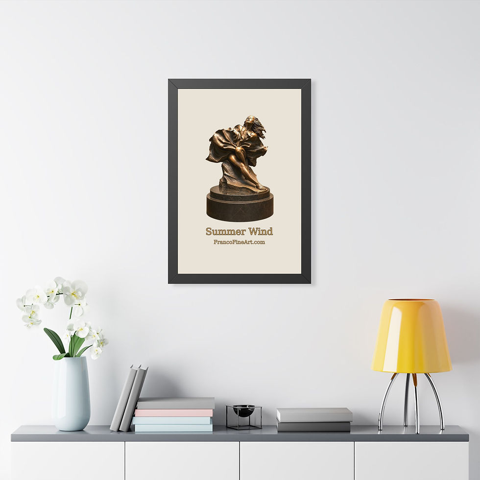 Thumbnail: Summer Wind — Framed Sculpture Print