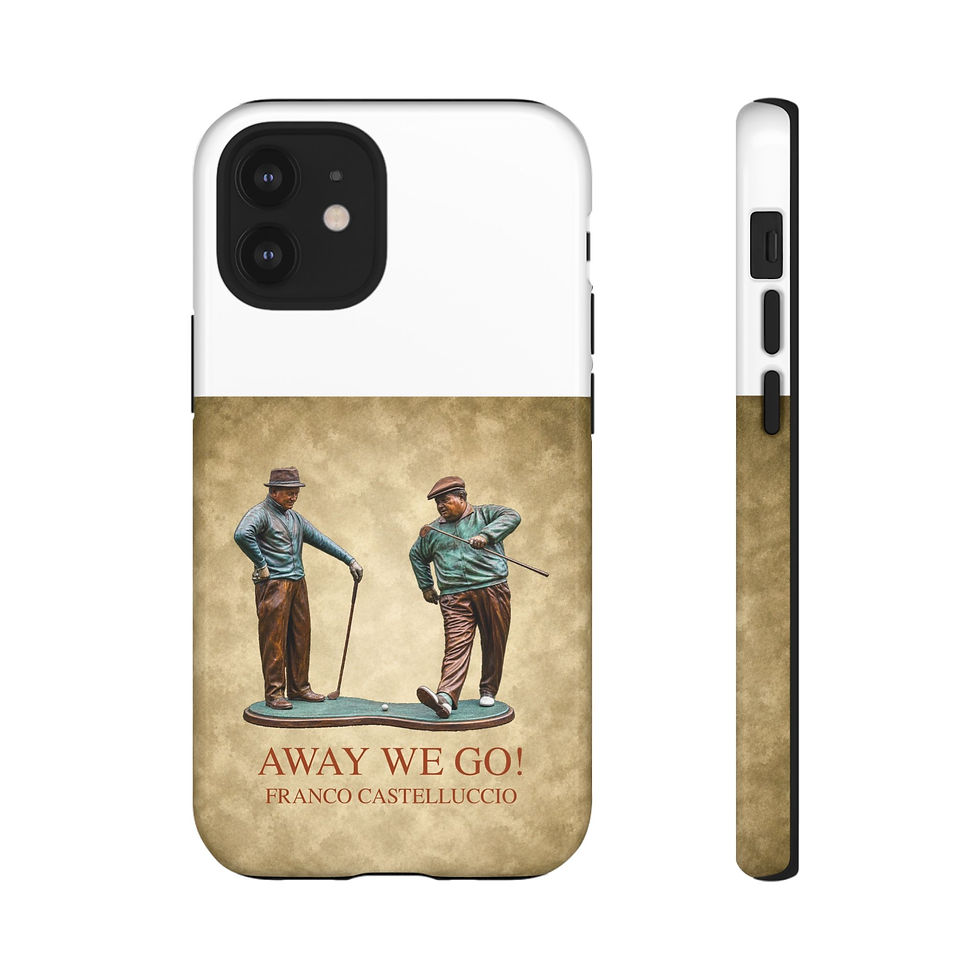 Thumbnail: Phone Case — "Away We Go!" Retro Golfer Artwork