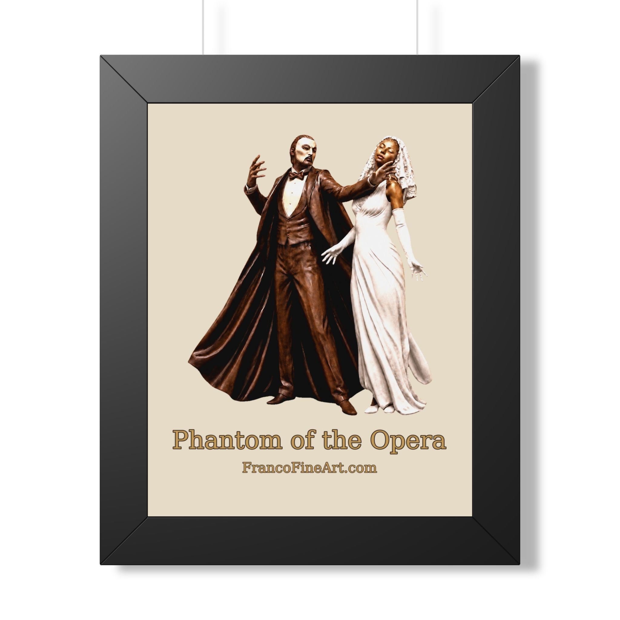Phantom of The Opera — Framed Sculpture Print