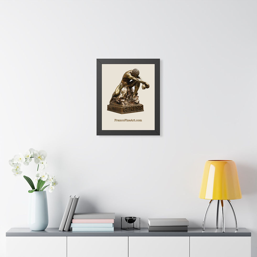 Thumbnail: Genesis — Framed Sculpture Print
