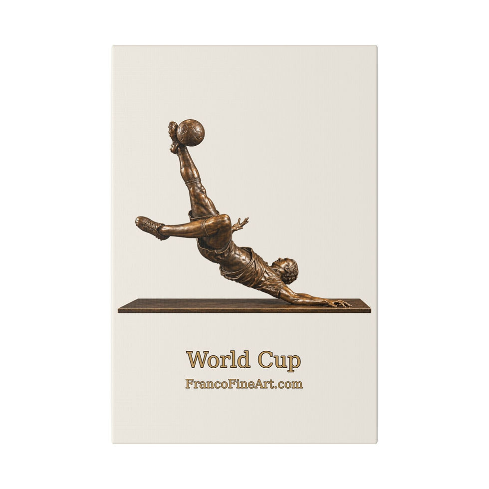 Thumbnail: World Cup Soccer Canvas Art
