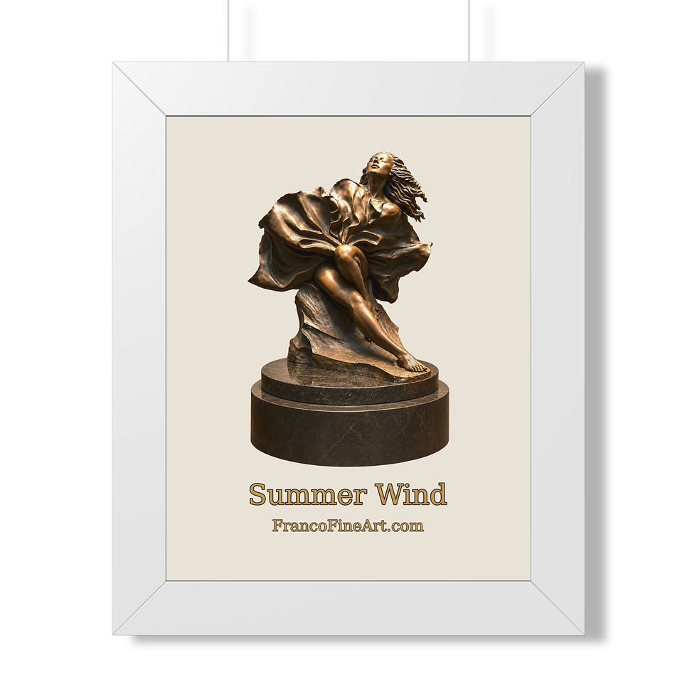 Thumbnail: Summer Wind — Framed Sculpture Print