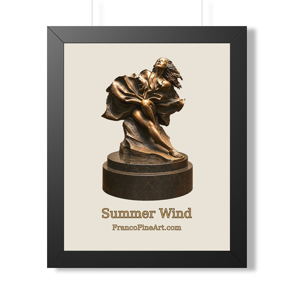 Thumbnail: Summer Wind — Framed Sculpture Print