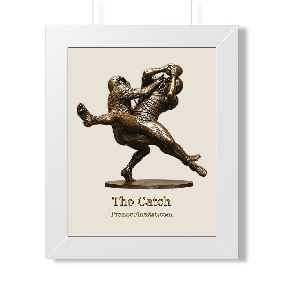Thumbnail: The Catch — Framed Sculpture Print