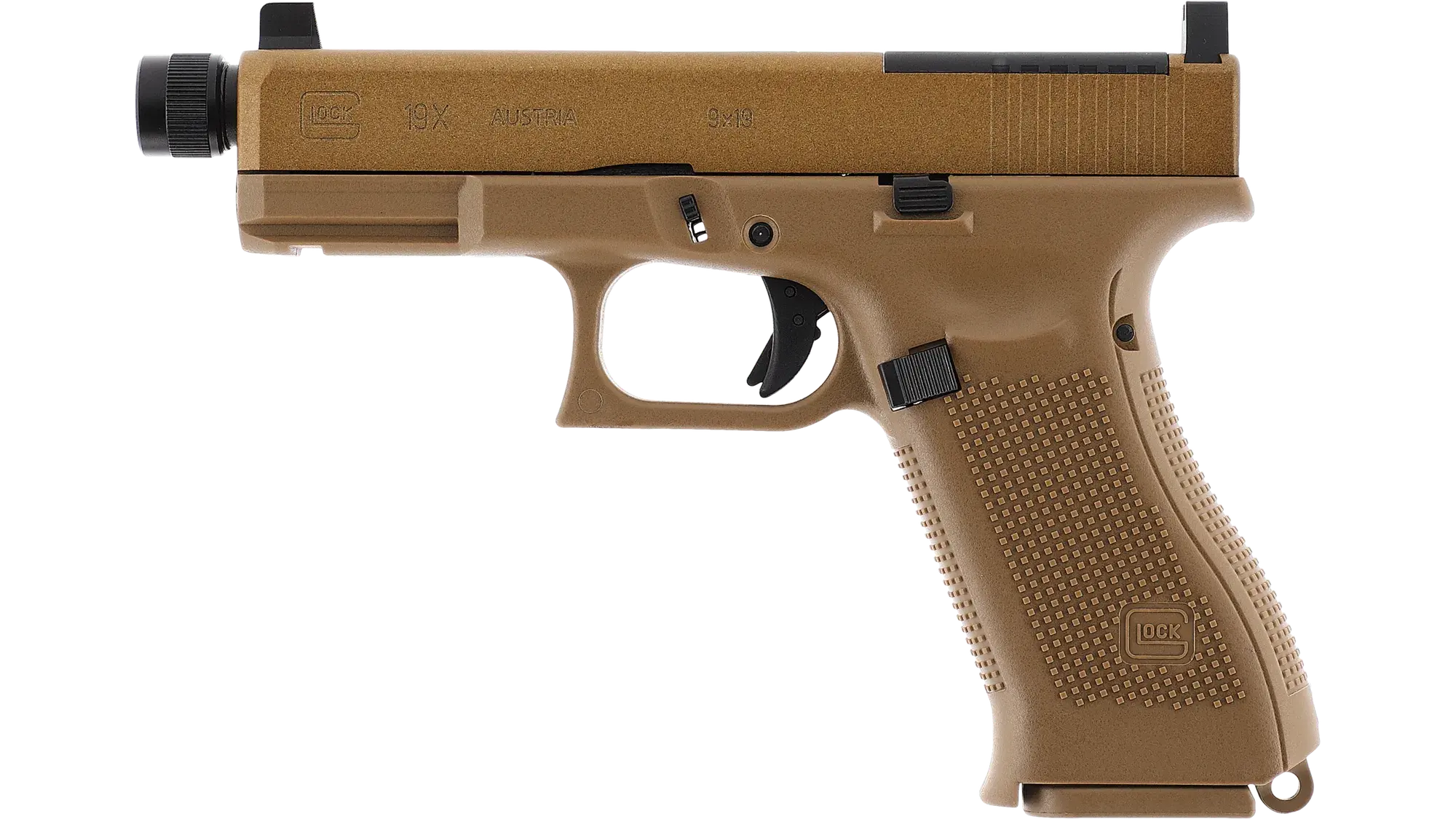GLOCK 19X MOS 4,5 mm (.177) BB CO₂ < 2,0 J Coyote