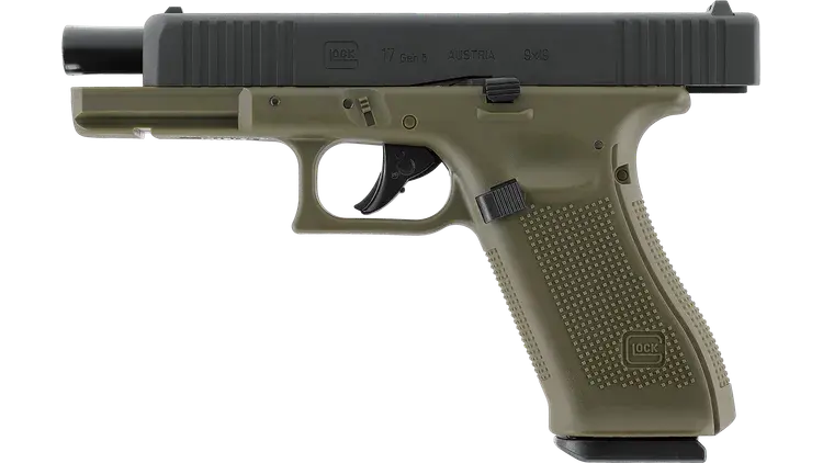 Miniaturbild: GLOCK 17 Gen5 6 mm CO₂ < 2,0 J Battlefield Green