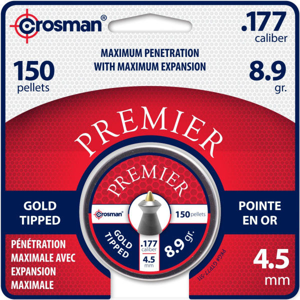 Miniaturbild: Crosman Gold Tip 4,5mm Diabolo 150St.