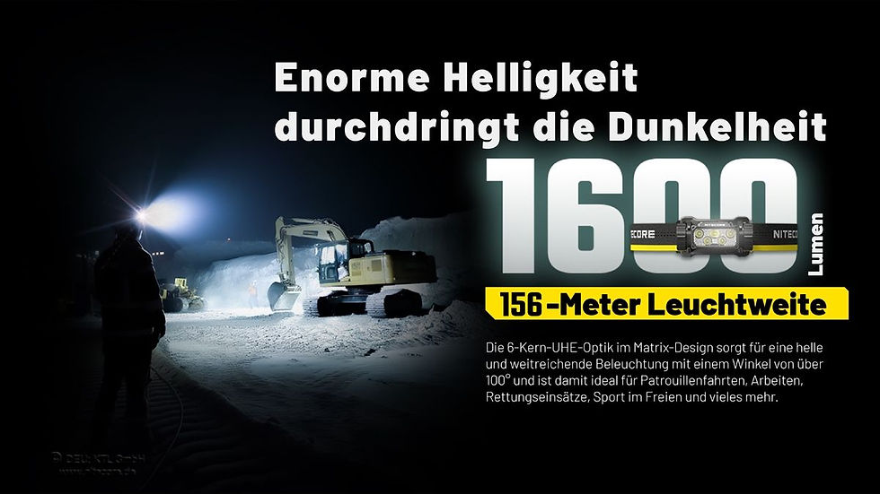 Miniaturbild: Nitecore HC70 UHE - 1600 Lumen