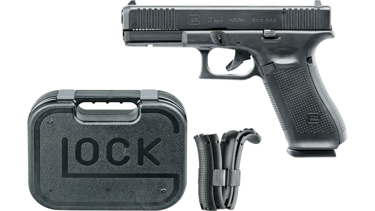 Miniaturbild: GLOCK 17 Gen5 SV 9 mm P.A.K. Stahlverschluss!!