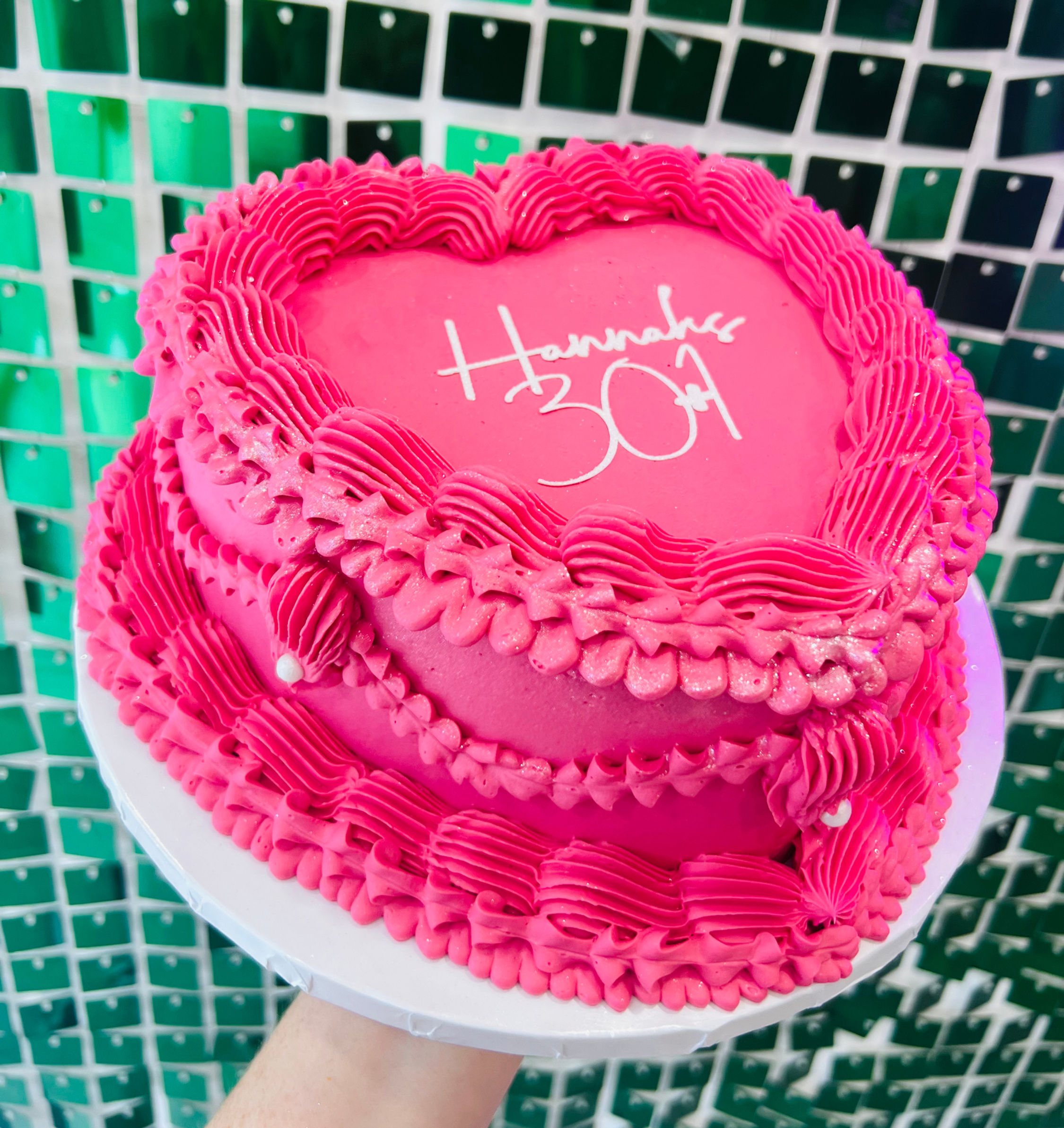 Heart cake - lambeth