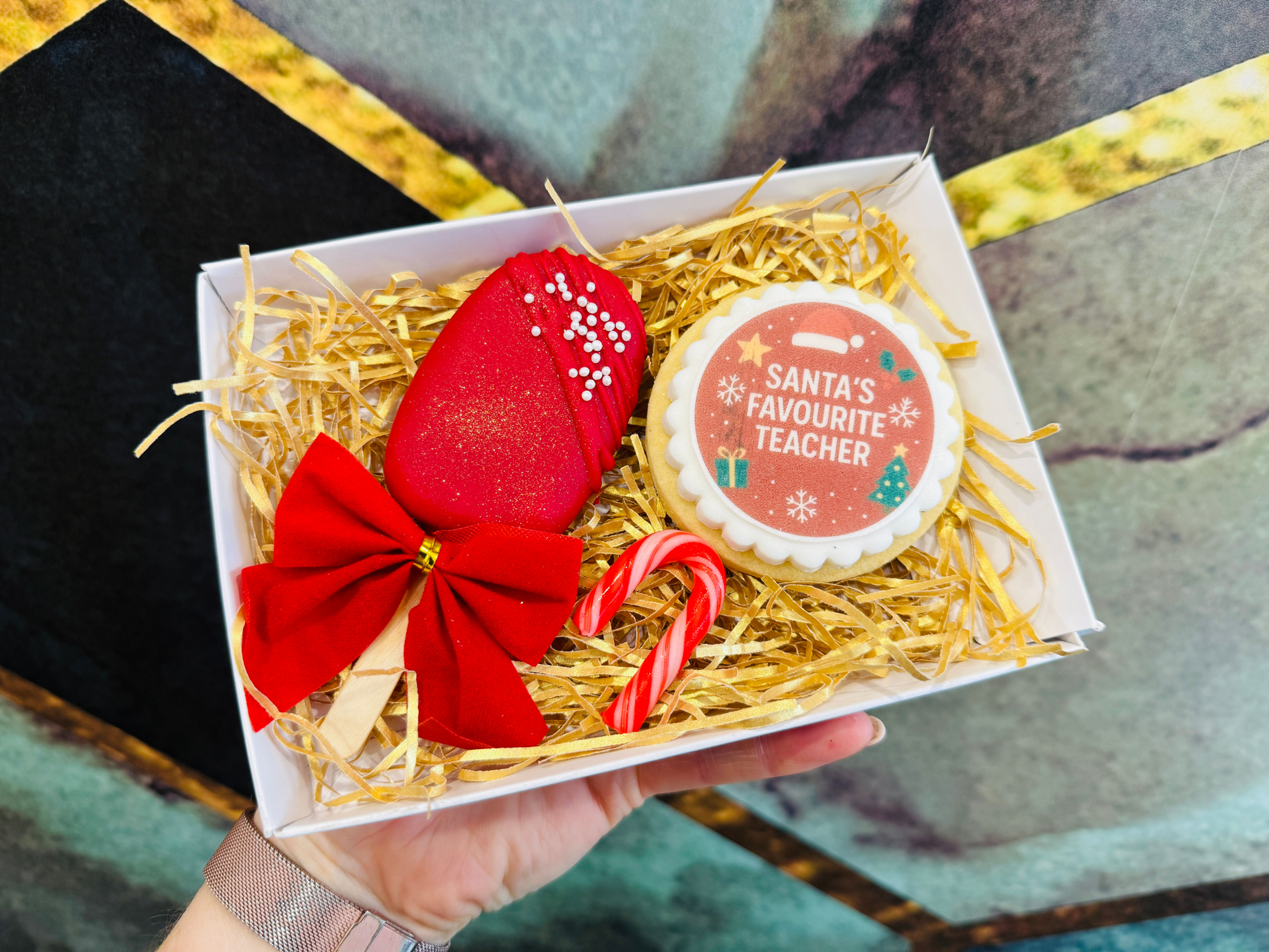 Teacher: Christmas shortbread & cakesicle set