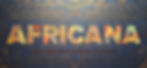 Foto com foco no título do livro "Africana"