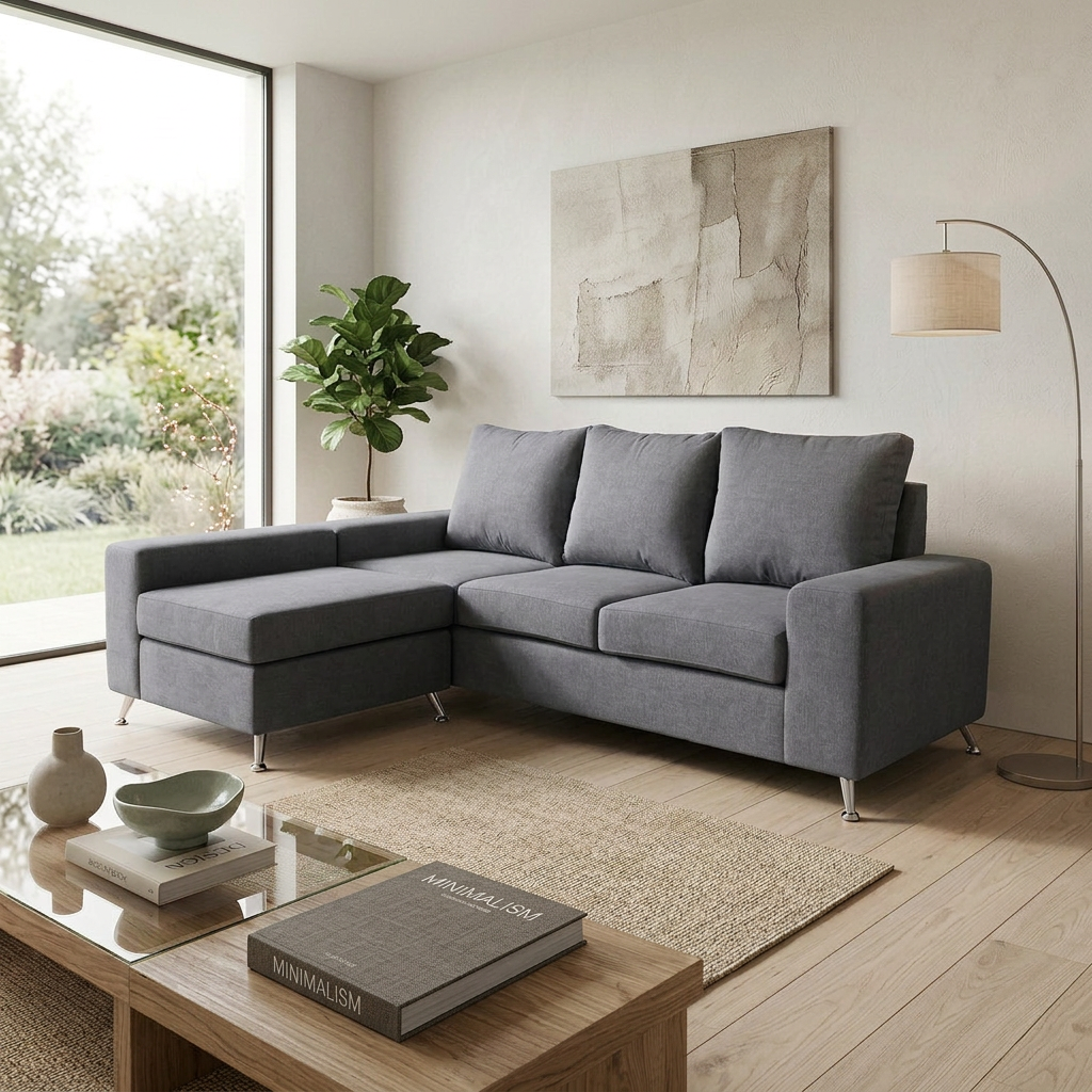 SOFÁ MADRID 3C + PUFF