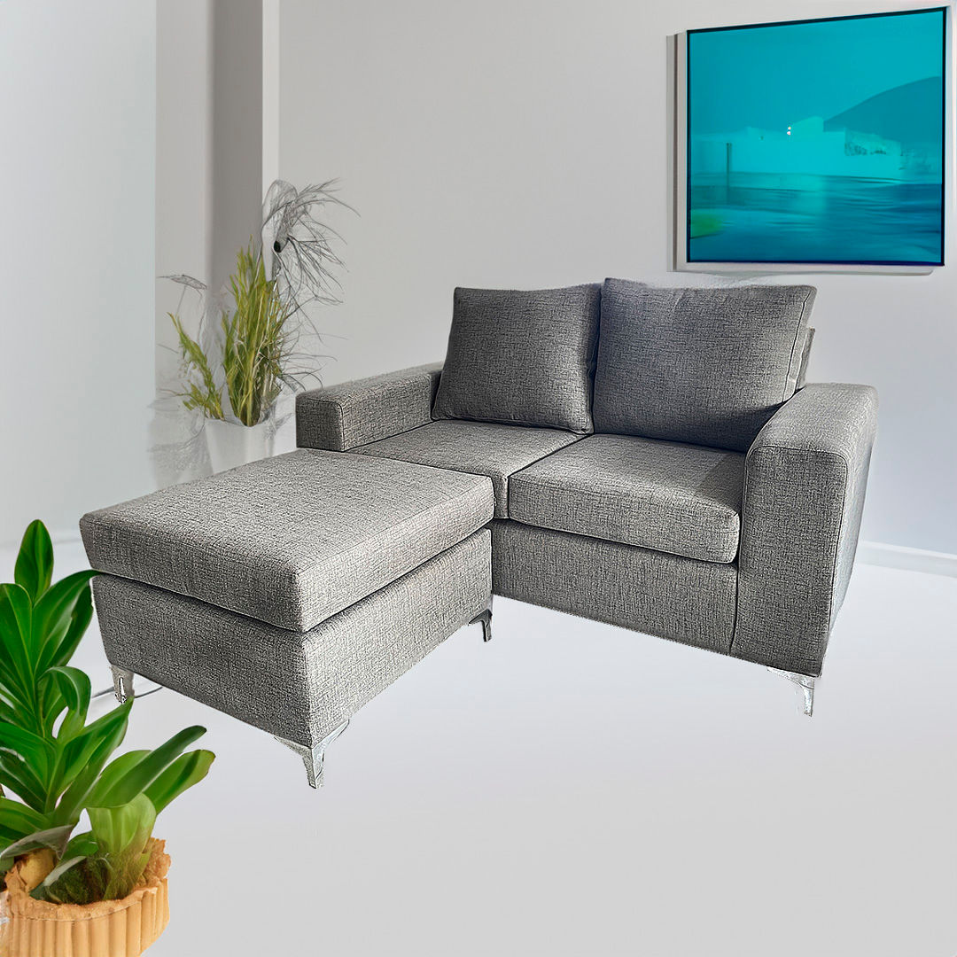 SOFÁ MOSCU 2 CUERPOS + PUFF