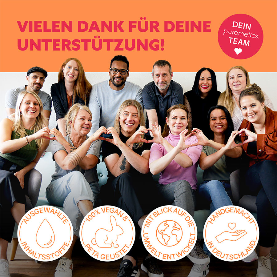Miniaturbild: puremetics 3in1 Dusch-Fluff 'Bali' mit Zuckerpeeling | Ananas, Mango & Banane