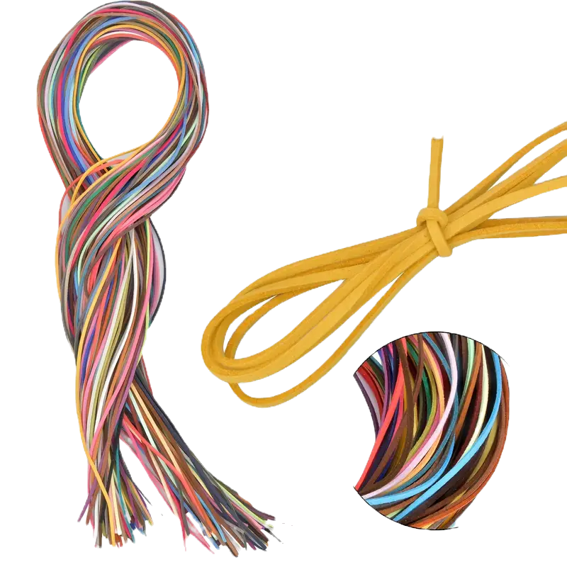Miniaturbild: Lederband-Set | 20 Lederbänder mit Zubehör | Dekoration I DIY-Bastelarbeiten